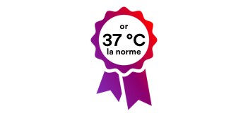 Icône or pour la température de référence de 37 °C
