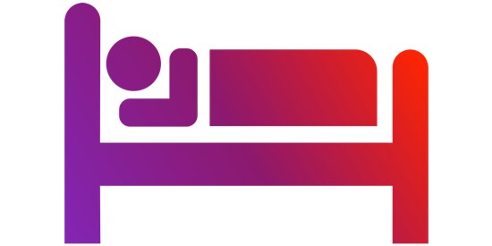 Icon of person in bed
